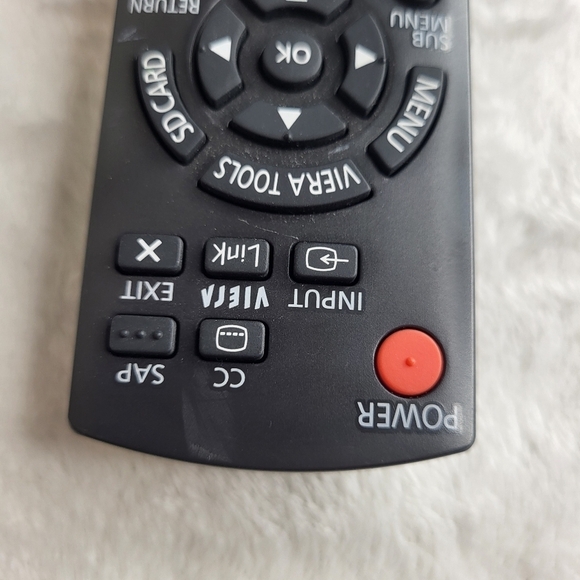 Panasonic TV remote. N2QAYB000485 - Picture 5 of 6